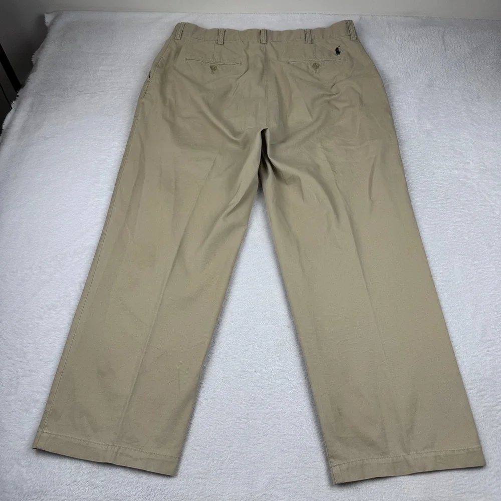 Polo Ralph Lauren Prospect Pant Mens 36x30 Tan Khaki Cotton Straight Chinos